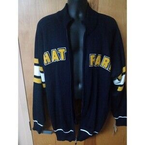 Phat Farm Men's 3xl full zip up Varsity sweater new